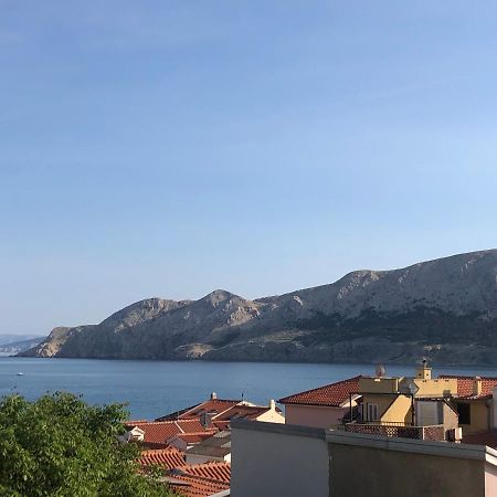 Studio Neven With Sea View Baska  Bagian luar foto