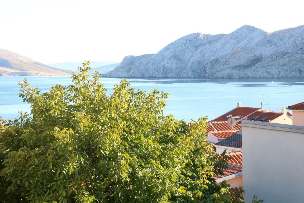 Studio Neven With Sea View Baska  Bagian luar foto